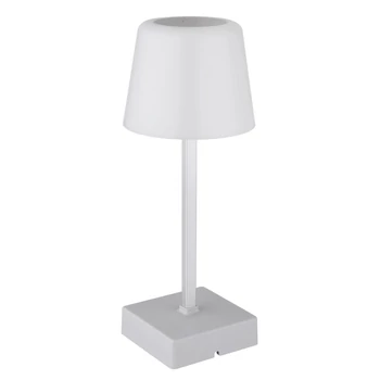 Globo XAYDEN asztali dekor lámpa fém, műanyag, ezüst, fehér, LED, 2W, 3000-6500K, 100 Lm - 28061SI