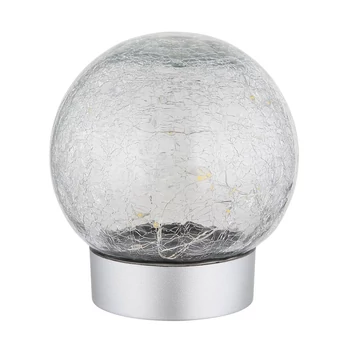Globo SOONA dekor lámpa műanyag, ezüst, áttetsző, LED, 0.06W, 3000K - 28078