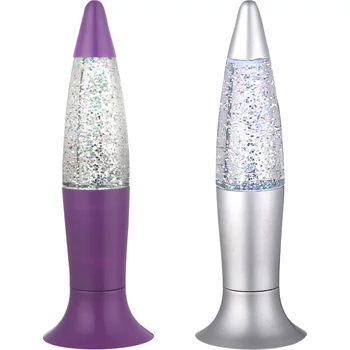 Globo ARIANE asztali lámpa műanyag, ezüst, lila, áttetsző, RGB-LED, 0.18W - 28080-12