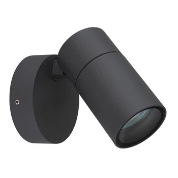 Globo PIPER fürdőszobai szpot lámpa fém, műanyag, üveg, antracit, GU10, IP44 - 3209-1