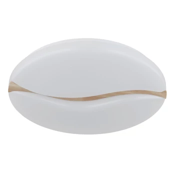 Globo LETICIA mennyezet lámpa fém, fa, műanyag, fehér, barna, LED, 24W, 3000-4200-6000K, 1910Lm - 41790-18