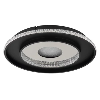 Globo MARSH mennyezet lámpa fém, akril, fekete, áttetsző, LED, 30W, 2700-6500K, 1362Lm - 48041D