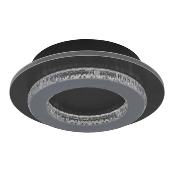 Globo JAYDEN mennyezet lámpa fém, műanyag, fekete, antracit, szürke, LED, 12W, 3000-4000-6500K, 470Lm - 48042-12A