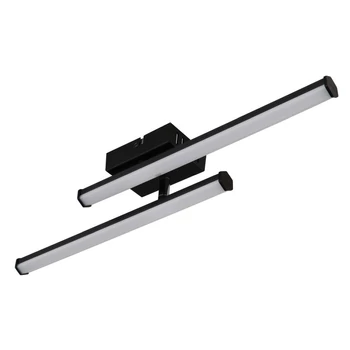 Globo KIRINA mennyezet lámpa fém, műanyag, fekete, fehér, LED, 12W, 3000K, 860Lm - 67342-12