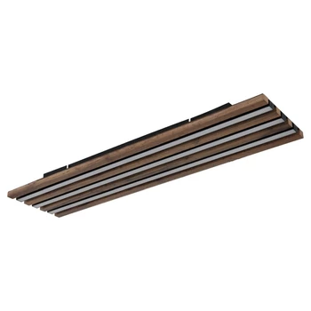 Globo HAYDEN mennyezet lámpa fém, fa, műanyag, fekete, barna, fehér,LED, 30W, 3000K, 1500Lm - 67347D4