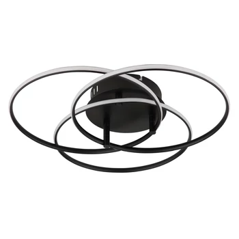 Globo KOMBOS mennyezet lámpa fém, műanyag, fekete, fehér, LED, 40W, 4000K, 2920Lm - 67355-40