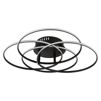 Globo KOMBOS mennyezet lámpa fém, műanyag, fekete, fehér, LED, 55W, 4000K, 3750Lm - 67355-55