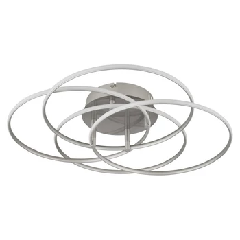 Globo KOMBOS mennyezet lámpa fém, műanyag, nikkel, fehér, LED, 55W, 4000K, 4650Lm - 67355-55N