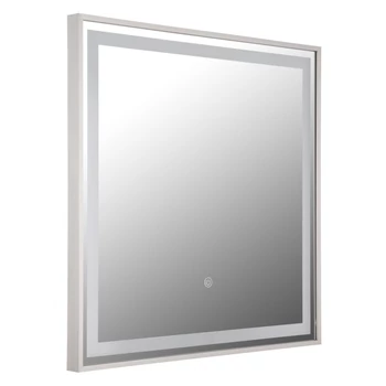 Globo RIVAS tükör fém, tükör, műanyag, nikkel, fehér, LED, 10W, 2700-4000-6500K, 512Lm - 84037