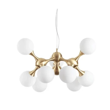 NODI SP9 OTTONE SATINATO - IdealLux-241036 - Függeszték