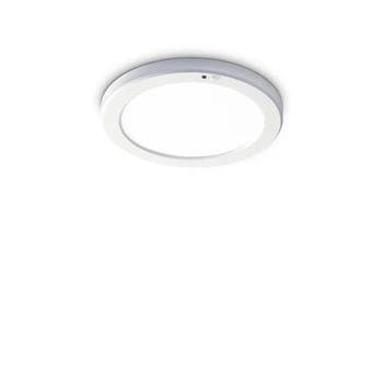 IdealLux AURA PL ROUND BIANCO SENSOR mennyezet lámpa műanyag, fehér, mozgásérzékelő, LED, 3000K, 20W, 1950lm - 290805