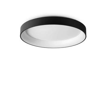 IdealLux ZIGGY PL D080 mennyezet lámpa fém, műanyag, fekete, fehér, LED, 3000K, 62W, 4320lm - 321615