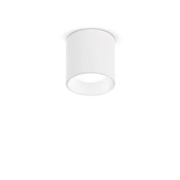 Ideallux NITRO PL ROUND D04 BIANCO mennyezeti lámpa fém, fehér, LED, 4W, 290lm, 2700K - 342788