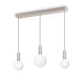 IdealLux ODEON függeszték fém, üveg, fehér, LED, 20W, 3000k, 3200Lm - 349213