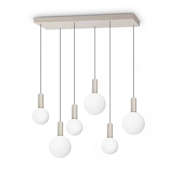 IdealLux ODEON függeszték fém, üveg, fehér, LED, 39W, 3000k, 5500Lm - 349220