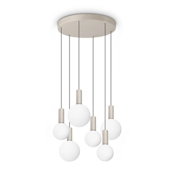 IdealLux ODEON függeszték fém, üveg, fehér, LED, 39W, 3000k, 5500Lm - 349237