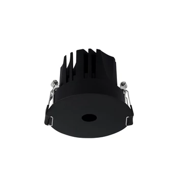 IdealLux INFINITY beépíthető szpot lámpa fém, fekete, LED, 7W, 3000K, 520Lm - 355702