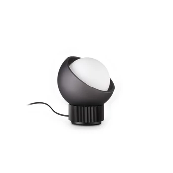 IdealLux BLOOM asztali lámpa fém, üveg, fekete, fehér, G9 - 366517