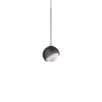 IdealLux BLOOM függeszték fém, üveg, fekete, fehér, G9 - 366630