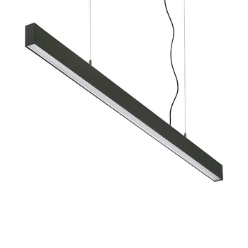IdealLux OFFICE függeszték fém, fekete, LED, 30W, 3000K, 3900Lm - 369112
