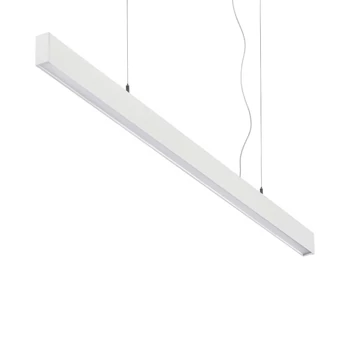 IdealLux OFFICE függeszték fém, fehér, LED, 30W, 4000K, 4000Lm - 369150