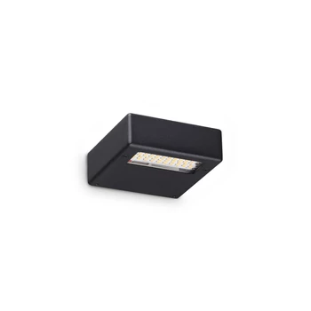 IdealLux TAB fali lámpa fém, műanyag, fekete, LED, 24W, 3000K, 2450Lm - 369167