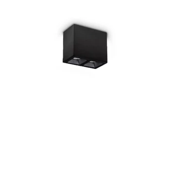 IdealLux LIKA mennyezet lámpa fém, fekete, LED, 6W, 3000K, 360m - 369877