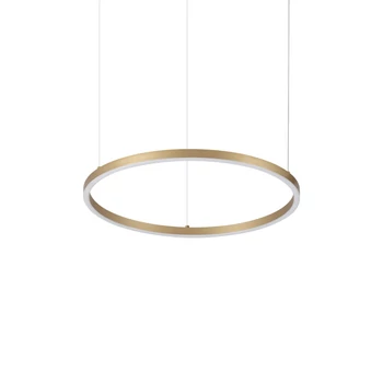 IdealLux ORACLE függeszték fém, akril, sárgaréz, LED, 29W, 3000K, 3250Lm - 370408