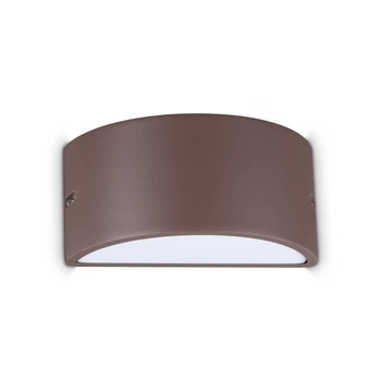 IdealLux REX kültéri fali lámpa fém, műanyag, barna, fehér, E27, IP44 - 370941