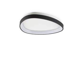 IdealLux GEMINI mennyezet lámpa fém, műanyag, fekete, fehér, LED, 24W, 4000K, 2950Lm - 372044