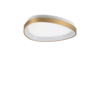 IdealLux GEMINI mennyezet lámpa fém, műanyag, sárgaréz, fehér, LED, 24W, 4000K, 2950Lm - 372051