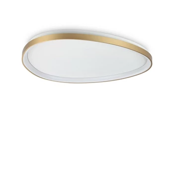 IdealLux GEMINI mennyezet lámpa fém, műanyag, sárgaréz, fehér, LED, 42W, 4000K, 4650Lm - 372112