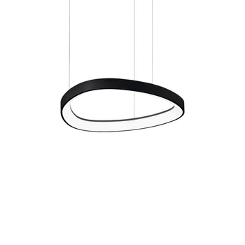 IdealLux GEMINI függeszték fém, műanyag, fekete, LED, 36W, 4000K, 4350Lm - 372136