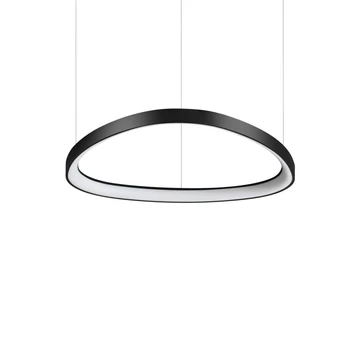 IdealLux GEMINI függeszték fém, műanyag, fekete, fehér, LED, 47W, 4000K, 5400Lm - 372167