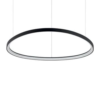 IdealLux GEMINI függeszték fém, műanyag, fekete, fehér, LED, 78W, 4000K, 9100Lm - 372228