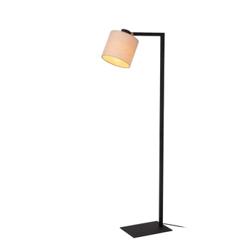 Lucide LESLEY állólámpa fém, szövet, fekete, bézs, E27, 40W - 03750/81/30