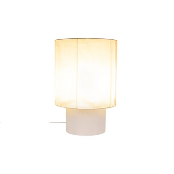 Lucide TISSAJA asztali lámpa beton, szövet, fehér, E27, 40W - 06528/50/31