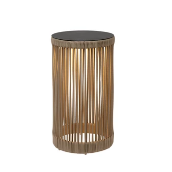 Lucide PINGI kültéri állólámpa műanyag, fekete, barna, LED, 3W, 125lm, 3000K, IP44 - 06822/62/41