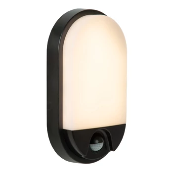 Lucide HUPS kültéri fali lámpa műanyag,fekete,opál,LED,3000K,10W,950Lm,IP54 - 22864/10/30