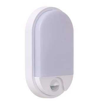 Lucide HUPS kültéri fali lámpa műanyag,fehér,opál,LED,3000K,10W,950Lm,IP54 - 22864/10/31