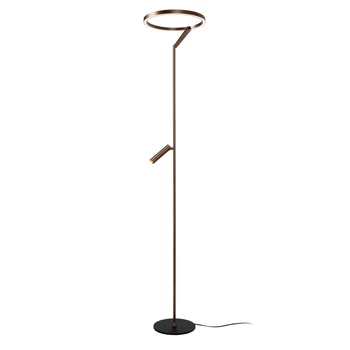 Lucide APPLAUSE állólámpa fém, barna, LED, 25W+8W, 1700lm+380lm, 2700K-4000K - 23700/20/96