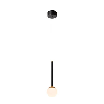 Lucide CALINA függeszték fém, akril, fekete, opál, LED, 7W, 700lm, 2200K-3300K - 24406/07/30