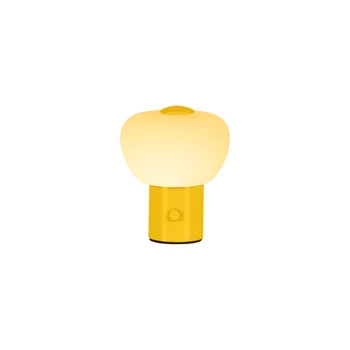 Lucide GUSTAV asztali dekor lámpa fém, üveg, sárga, opál, LED, 0.8W, 60lm, 2700K - 44521/01/34