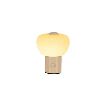 Lucide GUSTAV asztali dekor lámpa fém, üveg, krém, opál, LED, 0.8W, 60lm, 2700K - 44521/01/38