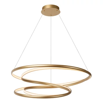 Lucide SARDANA függeszték fém, arany, LED, 74W, 4700lm, 2700K - 52400/74/02