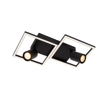 Lucide ARIANNE mennyezet lámpa fém, fekete, LED+GU10, 23W+50W, 850lm - 53102/24/30