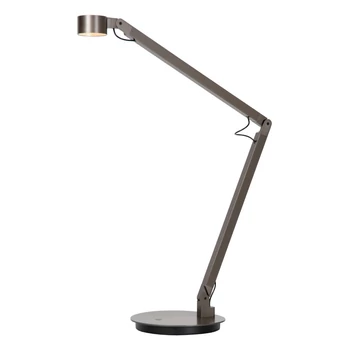 Lucide OGDEN asztali lámpa fém, szürke, LED, 7W, 480lm, 3000K - 56505/06/15