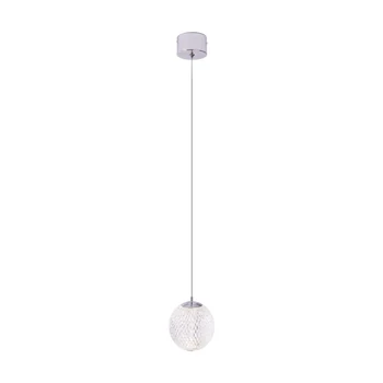 Maxlight NOBILE függszetek fém, akril, króm, LED, 3000K, 6W, 524lm - P0478