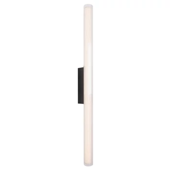 Maxlight FAYETTE fali lámpa fém, üveg, fekete, áttetsző, LED, 18W, 1170lm, 3000K, IP44 - W0367