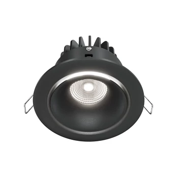 Maytoni YIN beépíthető szpotlámpa fém, fekete, LED, 4000K, 12W, 830lm - DL031-L12W4K-B